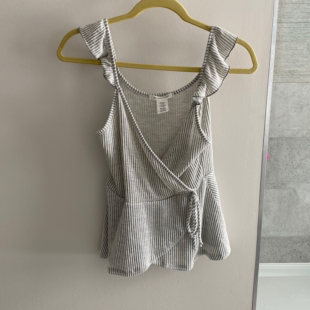 Never worn striped preppy tank top!